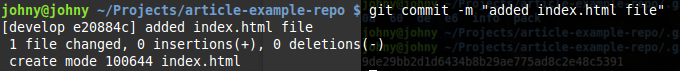 git commit