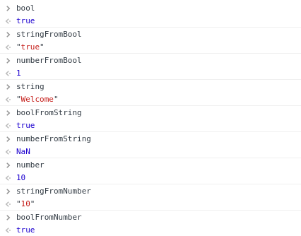 typescript output example
