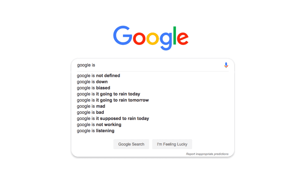 Google recommendation engine