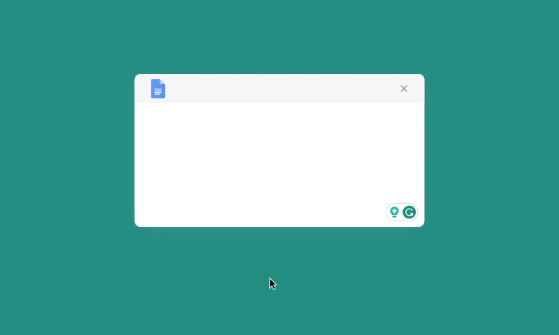 A gif presenting how does Grammarly’s generative AI feature work