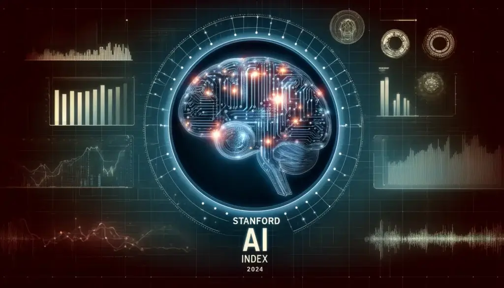AN illustration to the news about Stanford AI Index report