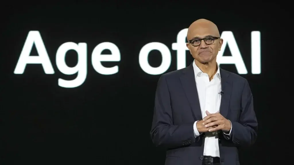 Source: PCMag / Microsoft CEO Satya Nadella (Credit: Bloomberg / Contributor / Bloomberg via Getty Images)