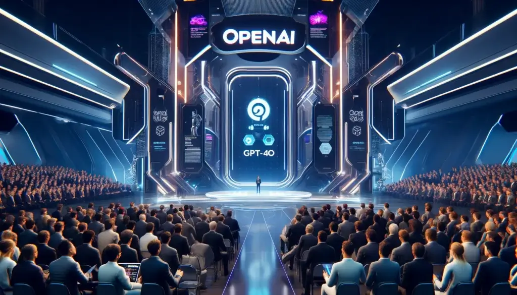 OpenAI announces GPT-4o - image generated by GPT-4o itself.