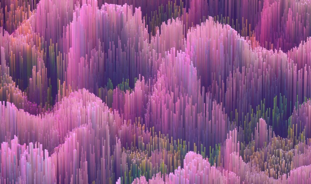 Abstract data visualization representing structured internal data prepared for AI implementation.